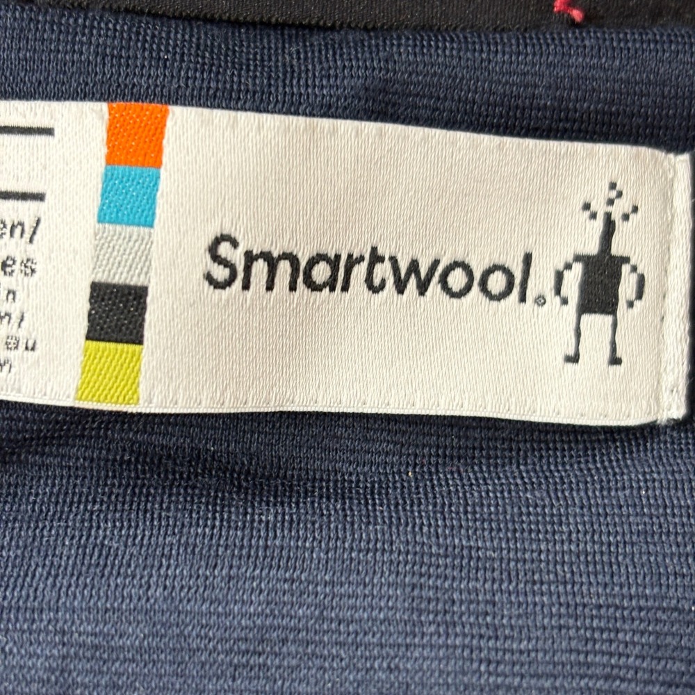 Smartwool Women Vest Medium Red Merino Wool Smarloft Hooded Quilted Full Zip - Picture 10 of 16